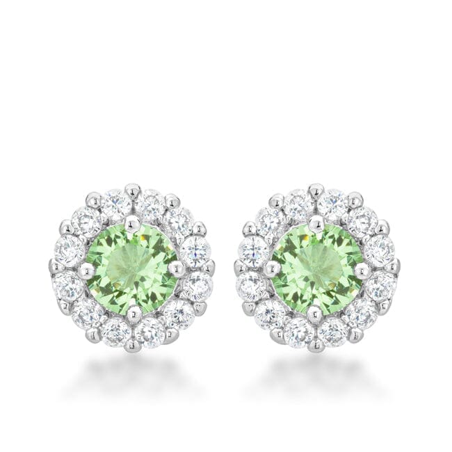 Bella Bridal Earrings in Peridot Earrings Das Juwel