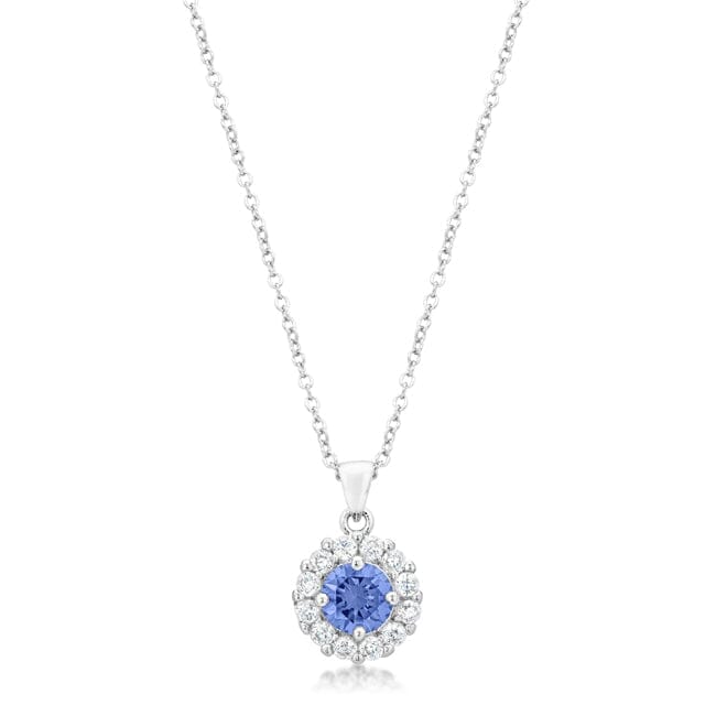Bella Bridal Pendant in Light Purple Pendants Das Juwel