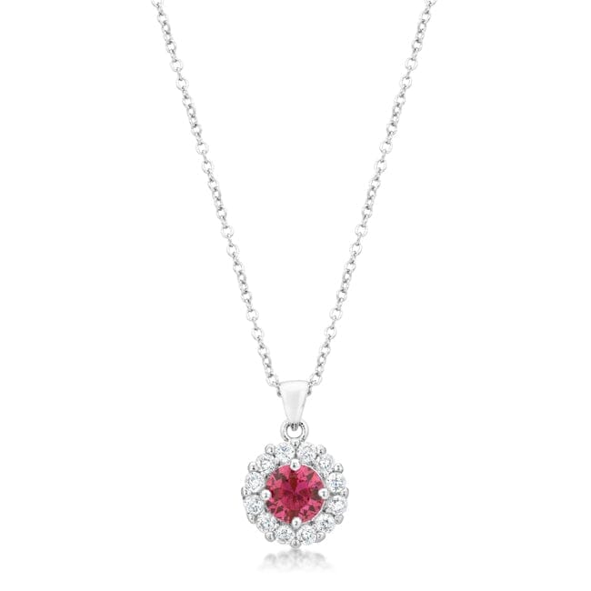 Bella Bridal Pendant in Pink Pendants Das Juwel