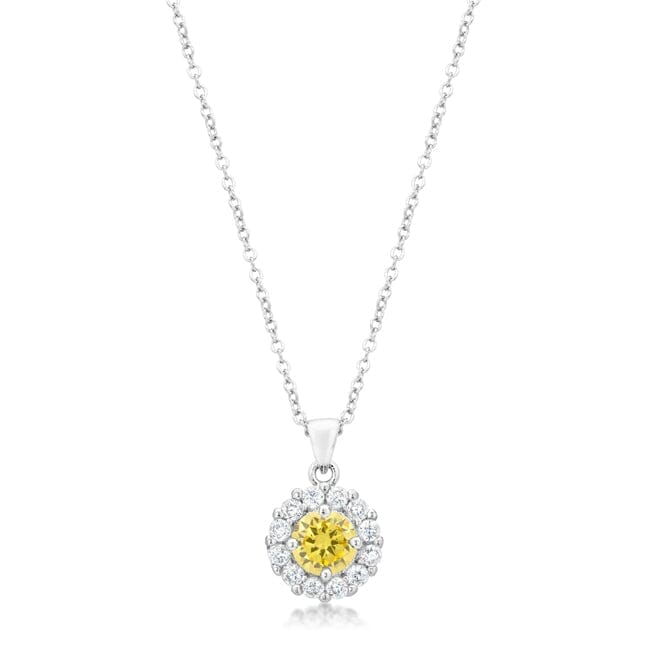 Bella Bridal Pendant in Yellow Pendants Das Juwel