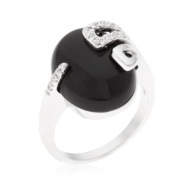 Black Onyx Egg Ring Rings Das Juwel