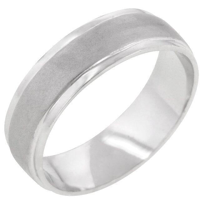 Classic Matte 6 MM Wedding Band Rings Das Juwel