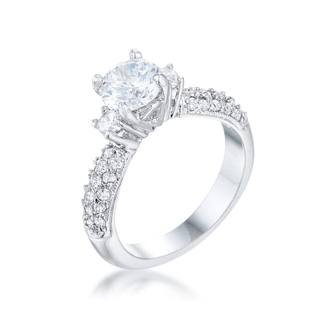 Classic Pave Bridal Ring Rings Das Juwel