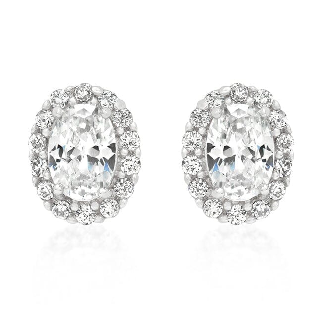 Clear Stone Estate Earrings Earrings Das Juwel