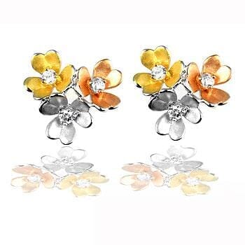 Cluster Blossom Earrings Earrings Das Juwel