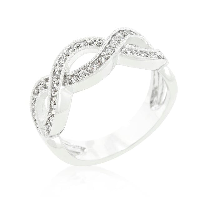 Cubic Zirconia Infinity Band Rings Das Juwel