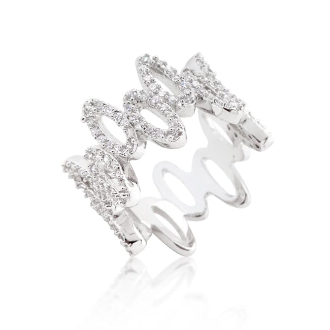 Cubic Zirconia Oval Fashion Ring Rings Das Juwel