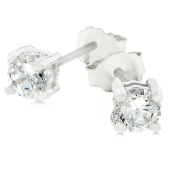 Dana Round Stud Earrings Earrings Das Juwel