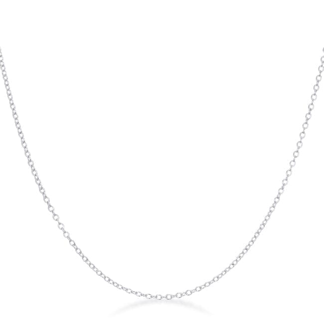 Delicate Silver Link Chain Necklaces Das Juwel