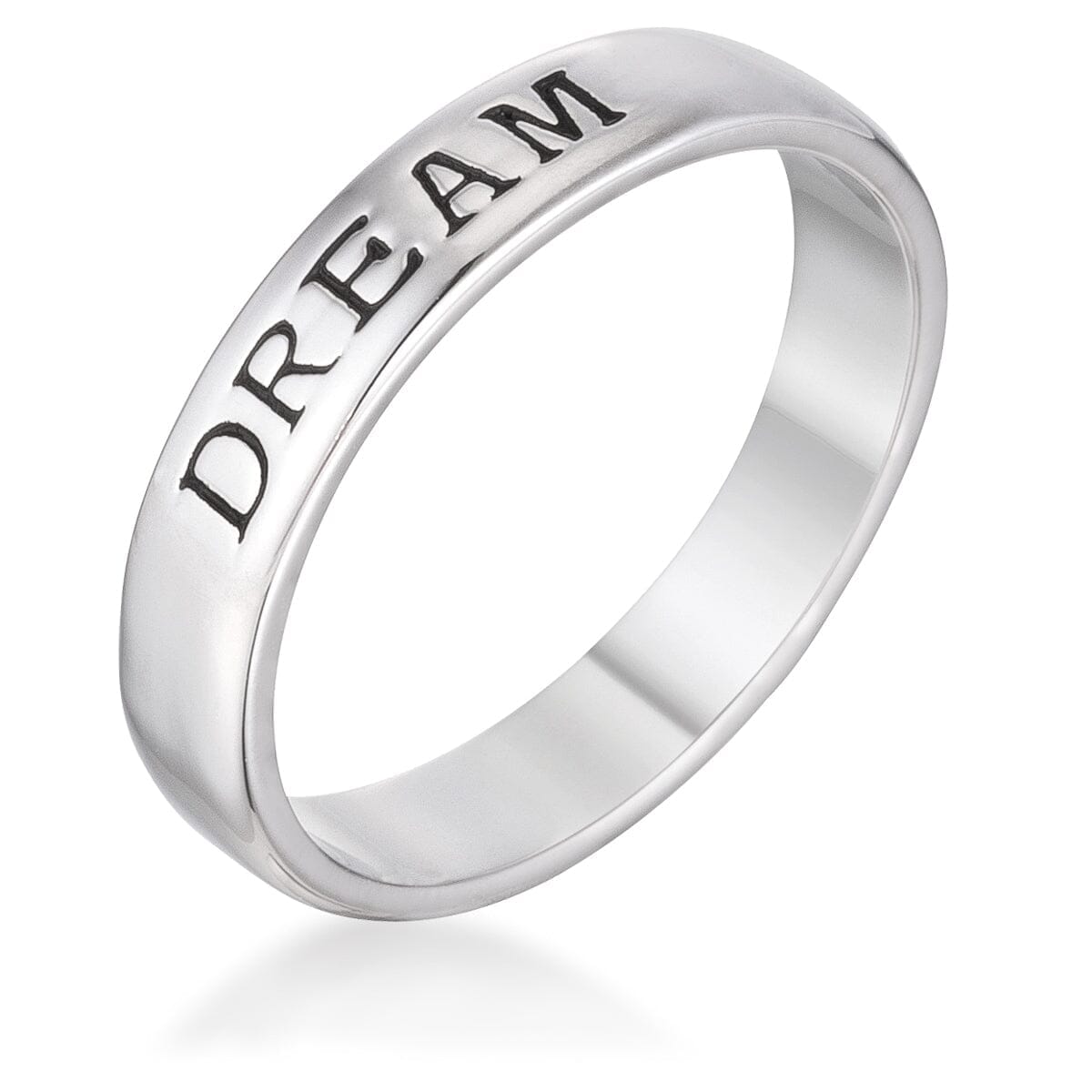 DREAM Rhodium Eternity Band Rings Das Juwel