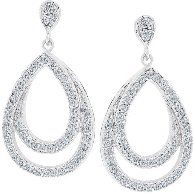 Evening Drop Earrings Earrings Das Juwel