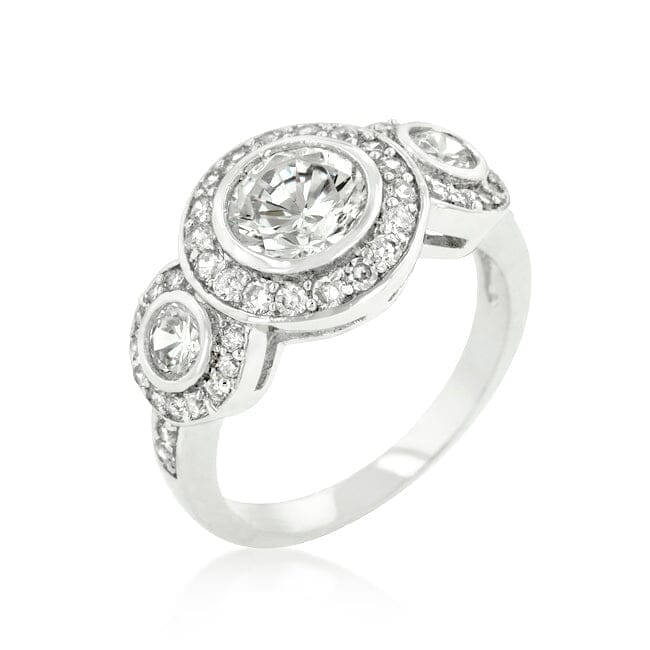 Fitzgerald Cubic Zirconia Ring Rings Das Juwel