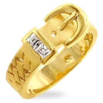 Golden Buckle Ring Rings Das Juwel