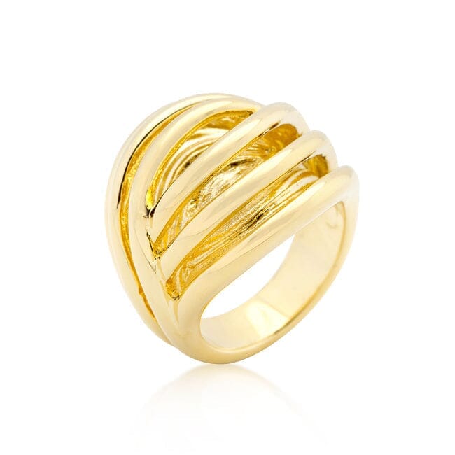 Golden Illusion Fashion Ring Rings Das Juwel