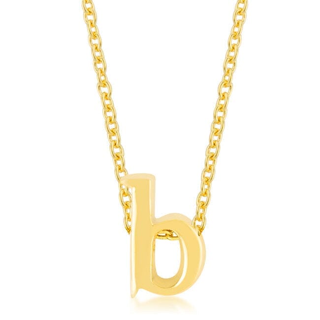 Golden Initial B Pendant Pendants Das Juwel