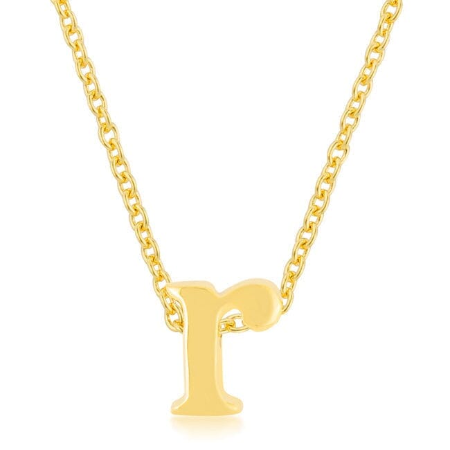 Golden Initial R Pendant Pendants Das Juwel