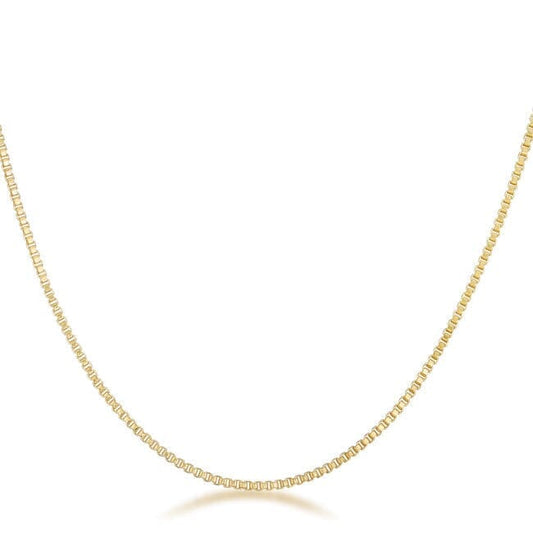 Golden Rolo Chain - 1mm Necklaces Das Juwel 