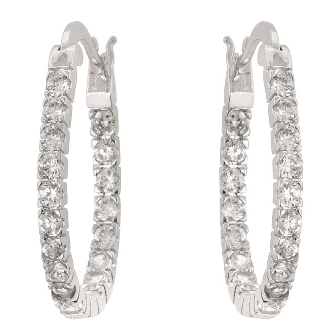 Inside-Out Hoop Earrings Earrings Das Juwel