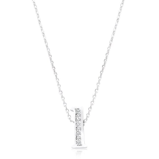 Pave Initial L Pendant Pendants Das Juwel
