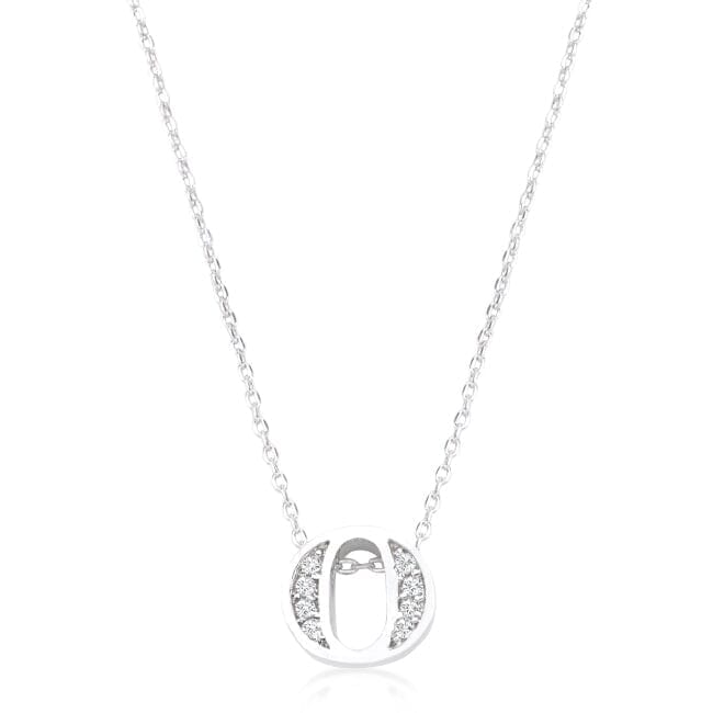 Pave Initial O Pendant Pendants Das Juwel