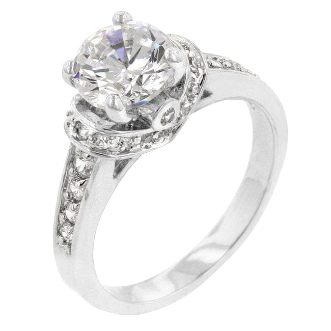 Rhodium Plated Regal Ring Rings Das Juwel