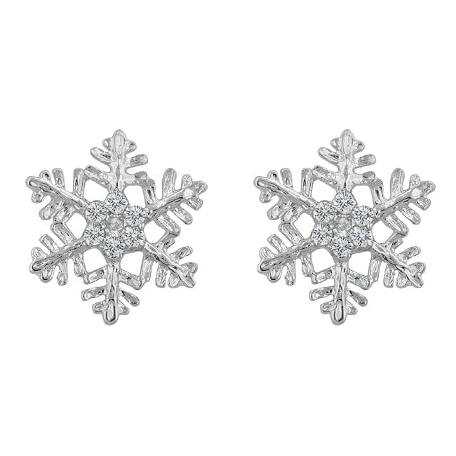 Snowflake Stud Earrings Earrings Das Juwel