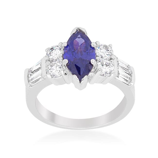 Tanzanite Purple Elegant Cocktail Ring Rings Das Juwel