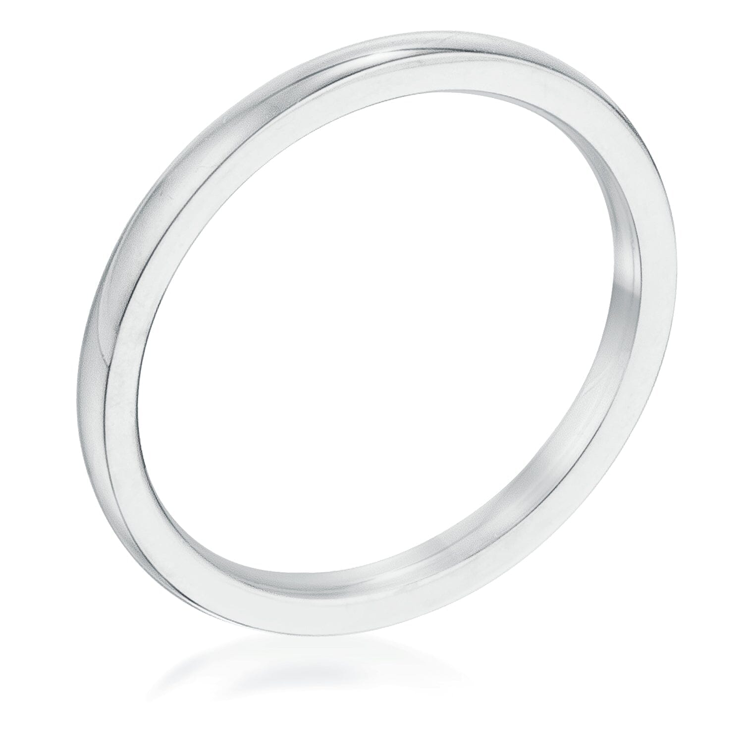 2 mm Stainless Steel Wedding Band Rings Das Juwel 