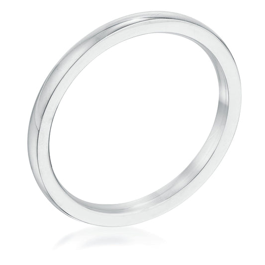 2 mm Stainless Steel Wedding Band  