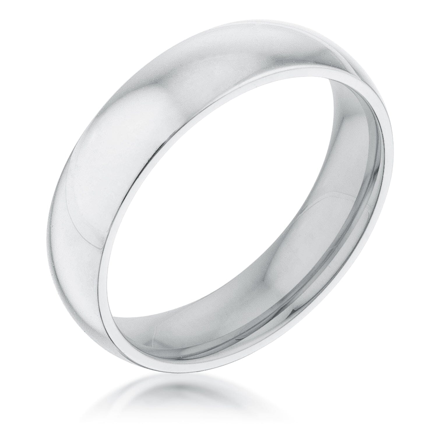 5 mm Stainless Wedding Band  