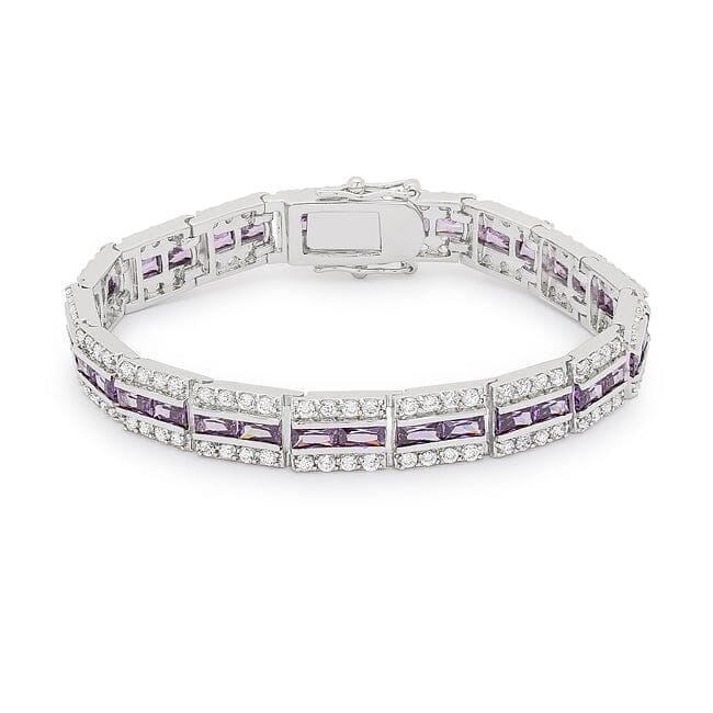 Balboa Purple Cubic Zirconia Bracelet Bracelets Das Juwel 