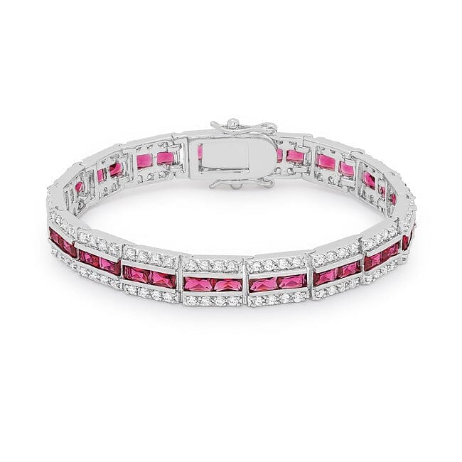 Balboa Red Cubic Zirconia Bracelet Bracelets  