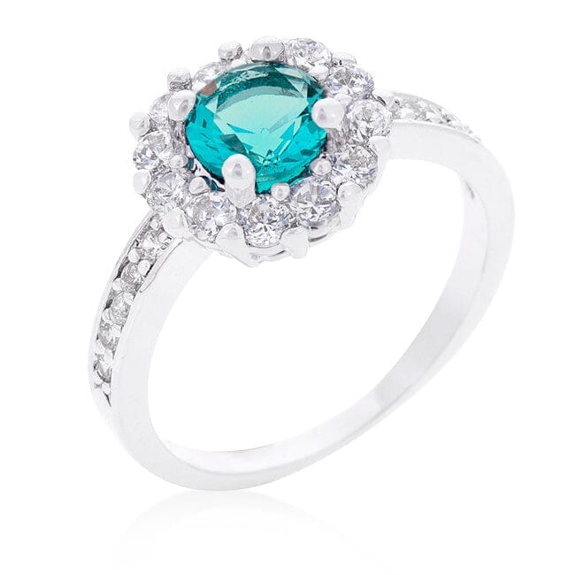 Bella Birthstone Engagement Ring in Blue Rings Das Juwel 