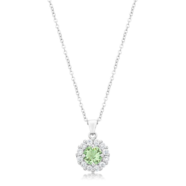 Bella Bridal Pendant in Peridot  
