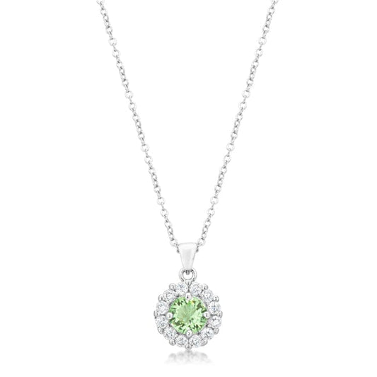 Bella Bridal Pendant in Peridot Pendants Das Juwel 