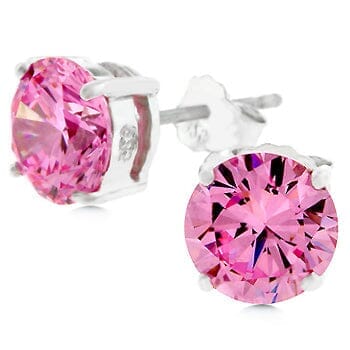 Blossom Stud Cubic Zirconia Earrings Earrings Das Juwel 
