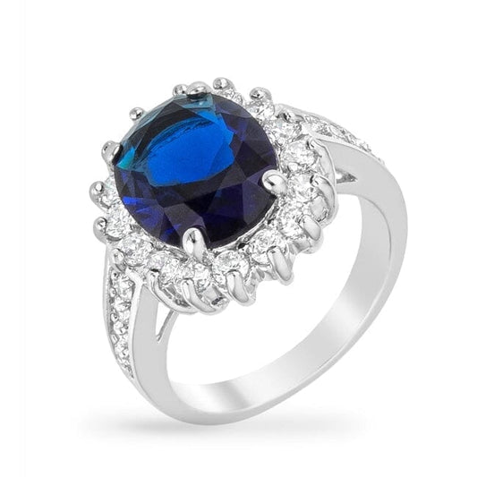 Blue Cambridge Elegance Ring Rings Das Juwel 