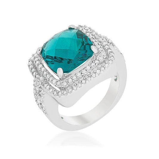 Candy Aqua Cocktail Ring  