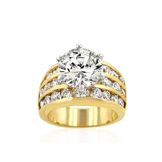Classic Gold Engagement Ring Rings Das Juwel 