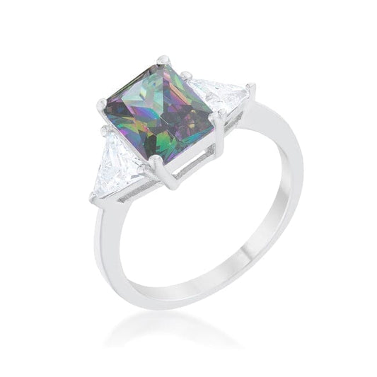 Classic Mystic Rhodium Engagement Ring Rings Das Juwel 