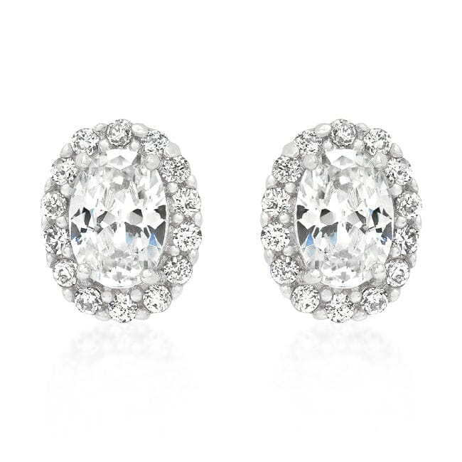 Clear Stone Estate Earrings Earrings Das Juwel 