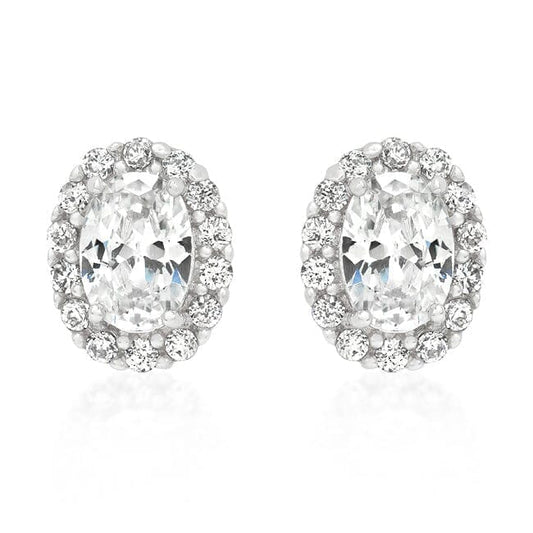 Clear Stone Estate Earrings Earrings Das Juwel 