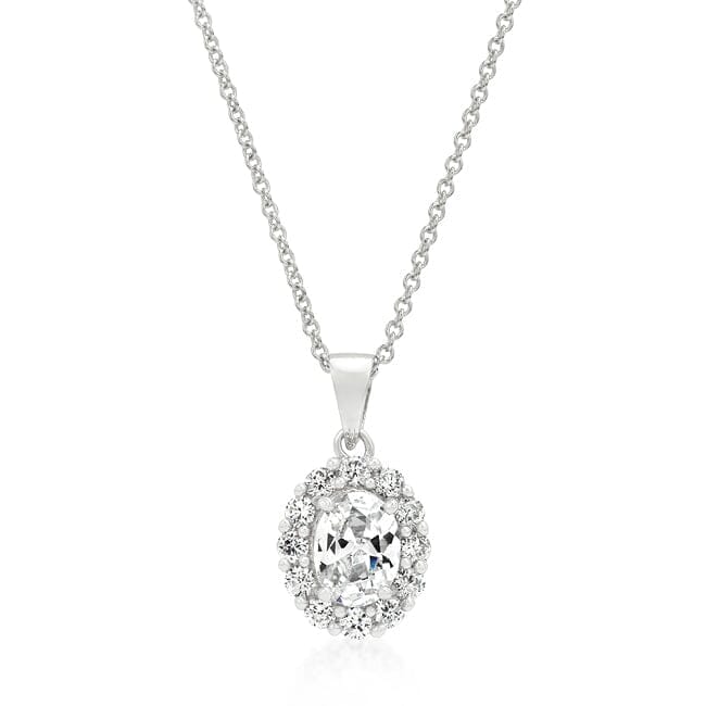 Clear Stone Estate Pendant  