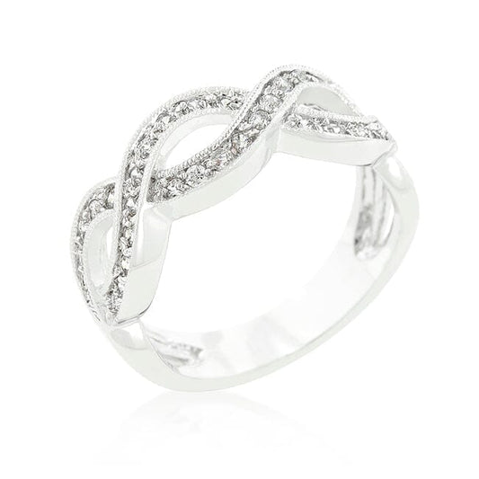 Cubic Zirconia Infinity Band Rings Das Juwel 