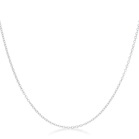 Delicate Silver Link Chain Necklaces Das Juwel 