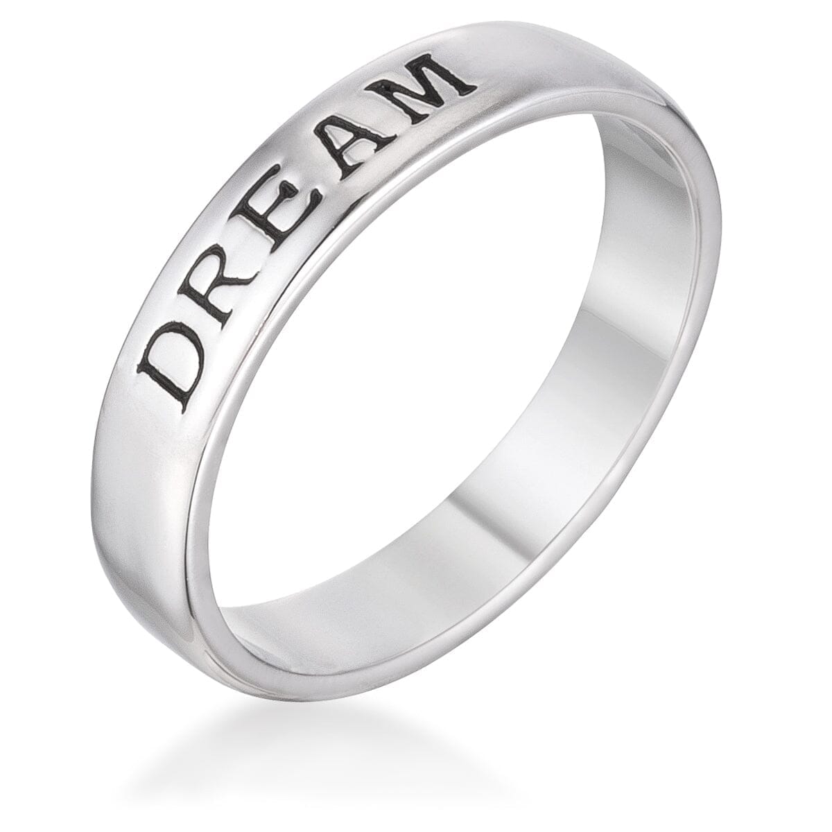 DREAM Rhodium Eternity Band Rings Das Juwel 