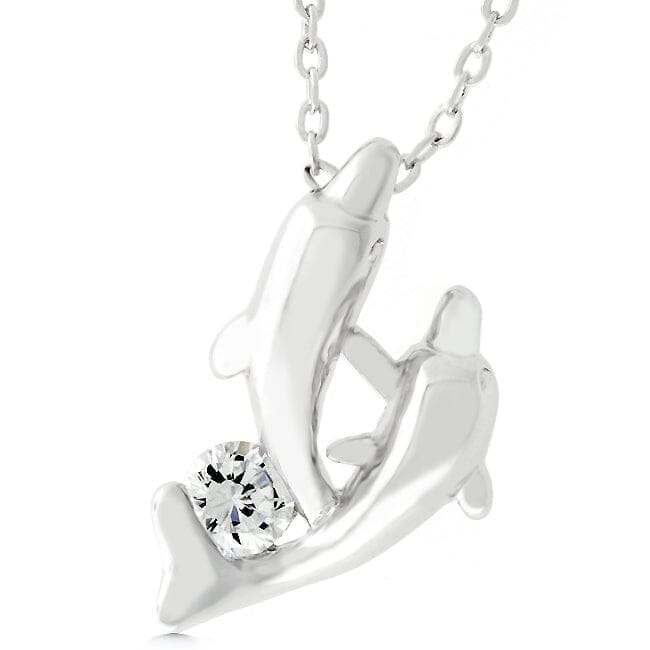 Dual Dolphin Pendant  
