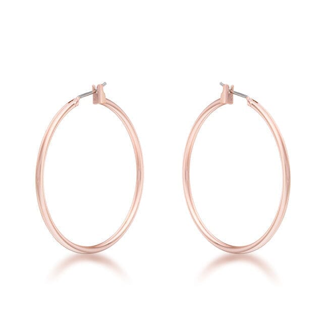 Elegant Rosegold Hoop  