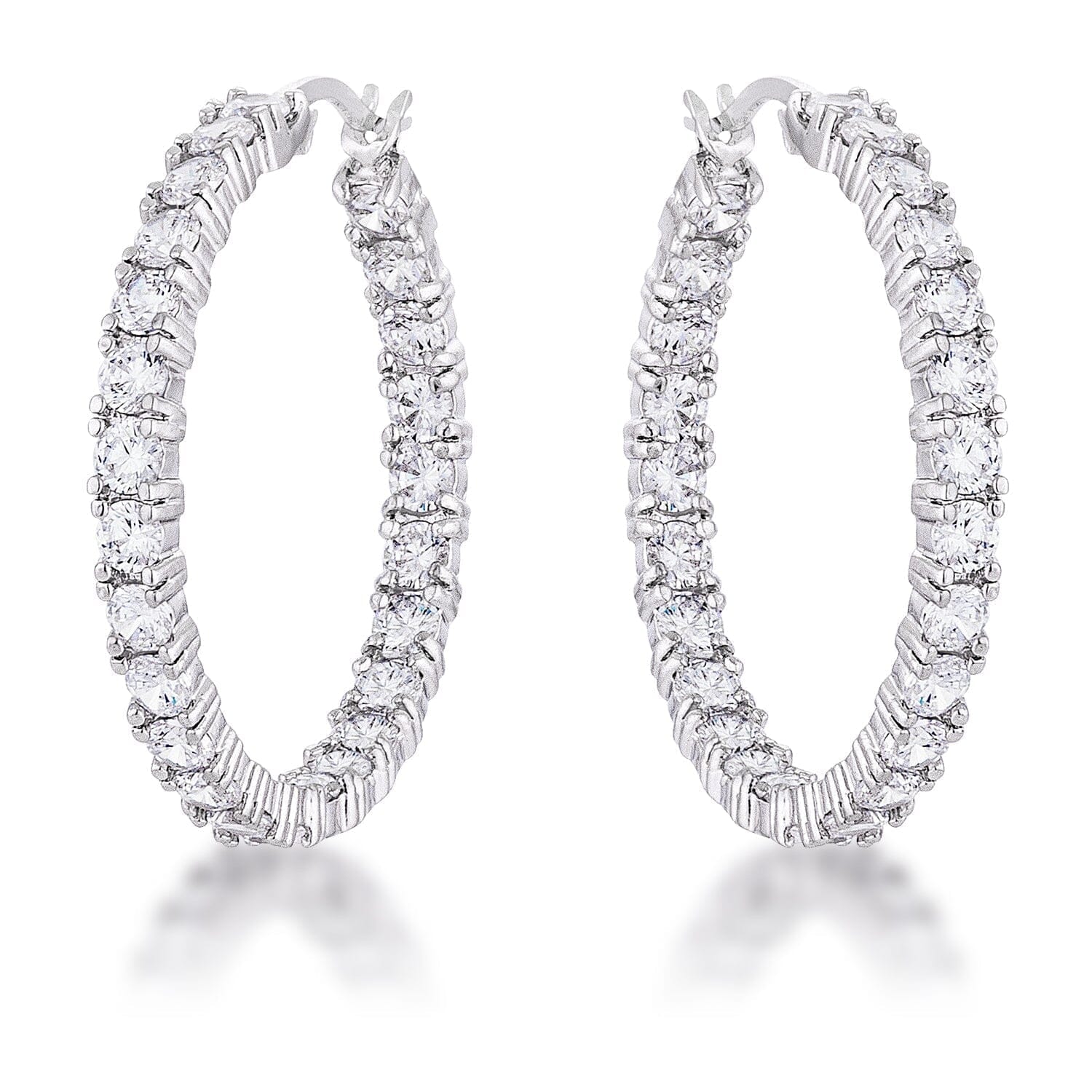 Eternity Hoop Earrings Earrings Das Juwel 