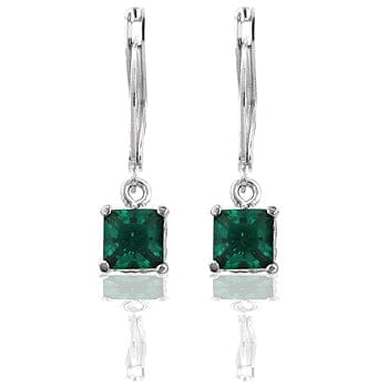 Forest Cubic Zirconia Drop Earrings Earrings Das Juwel 